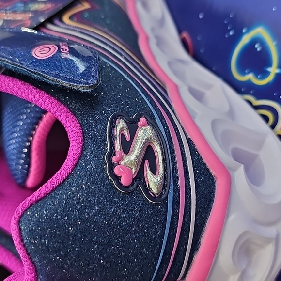 Skechers Heart Light Boogie Love Light-up Shoes Girls Size 3. (413) - Picture 13 of 14